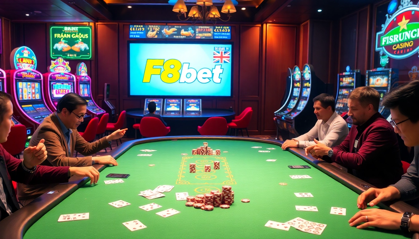 Experience the excitement of the casino at trang chủ F8bet with vibrant games, poker tables, and dynamic slots.